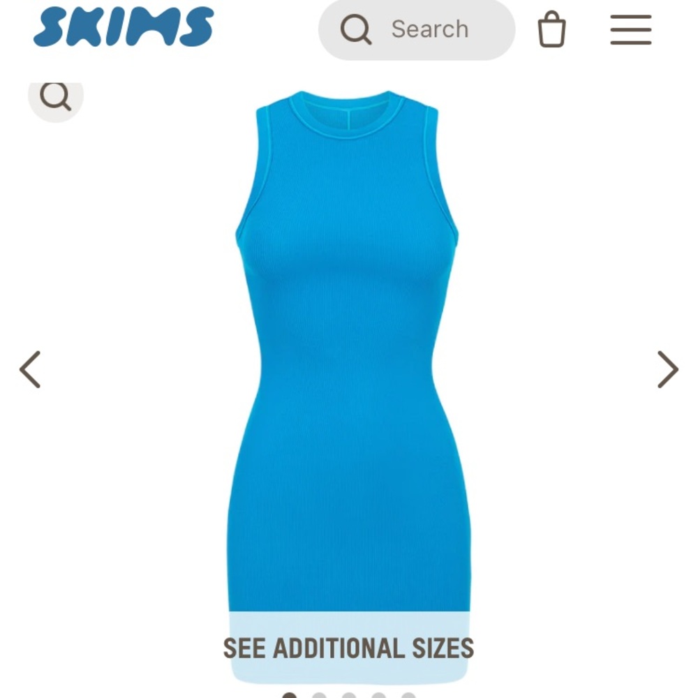 Skims Blue Tank Dress